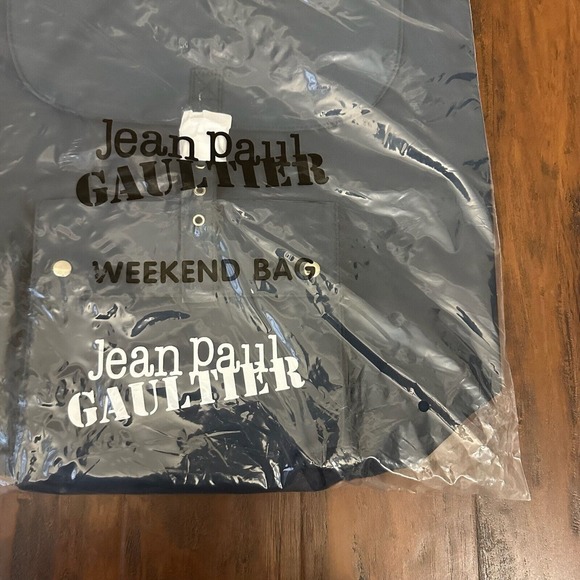 NEW JEAN PAUL GAULTIER Weekend Polyester Drawstring Backpack Bag in Navy main image 8